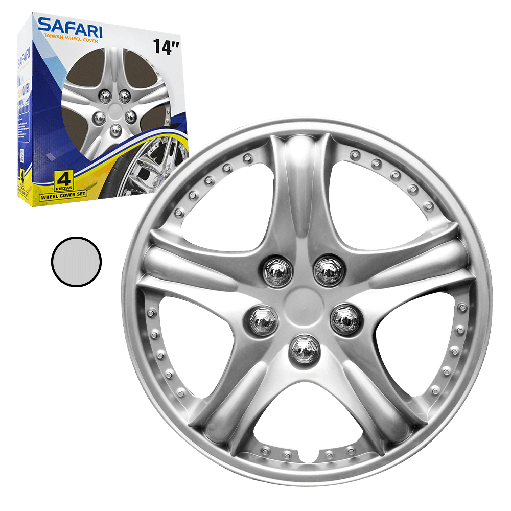 TAPAS DE RUEDA 14 SILVER