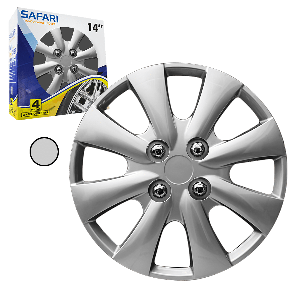 TAPAS DE RUEDA 14 SILVER