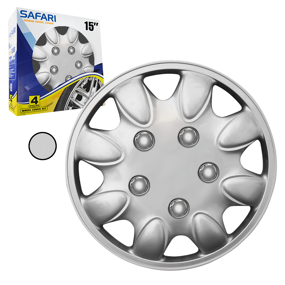 TAPAS DE RUEDA 15 SILVER