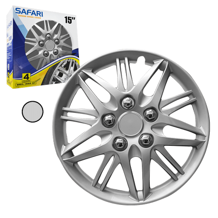 TAPAS DE RUEDA 15 SILVER