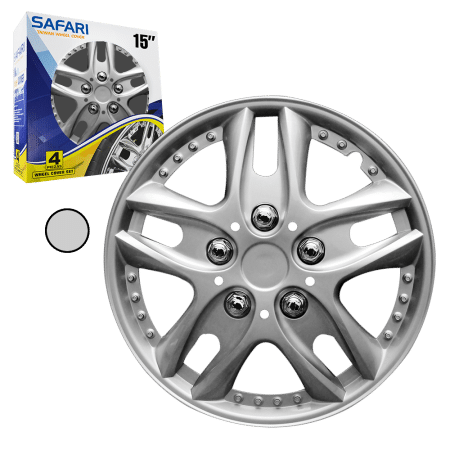 TAPAS DE RUEDA 15 SILVER