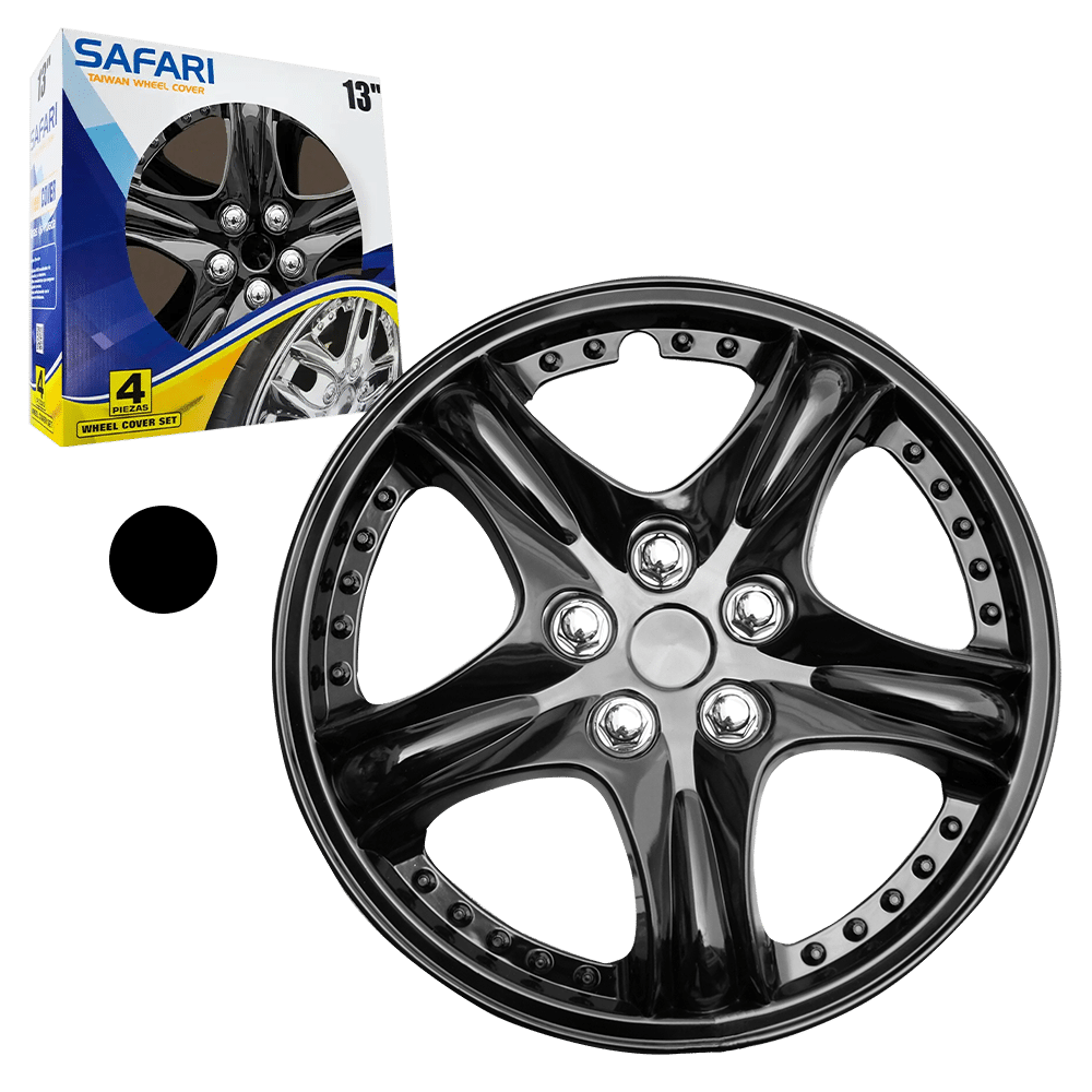 TAPAS DE RUEDA 13 NEGRO
