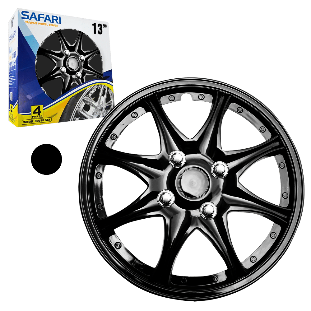 TAPAS DE RUEDA 13 NEGRO