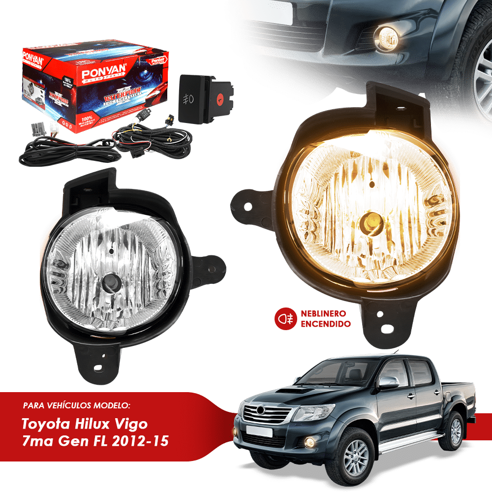 NEBLINERO COMPLETO TY HILUX VIGO 7MA GEN FL 2012-15