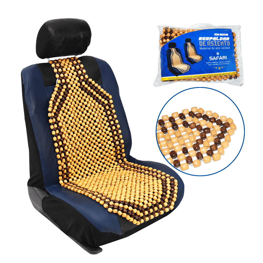 COJIN DE ASIENTOS GRANDE BOLITAS NATURALES