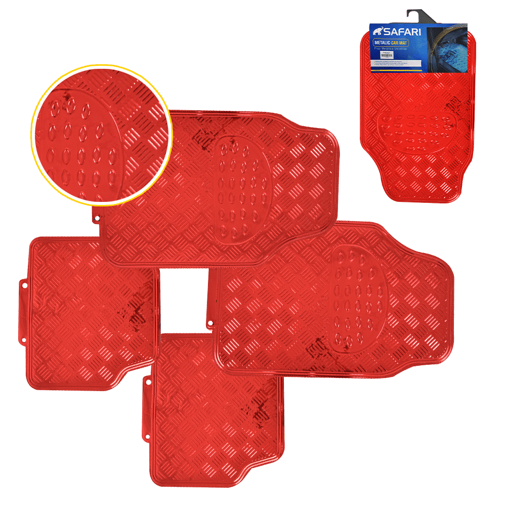 PISO METALICO PVC+ALUM FILM 4PZS 3.0KG - ROJO