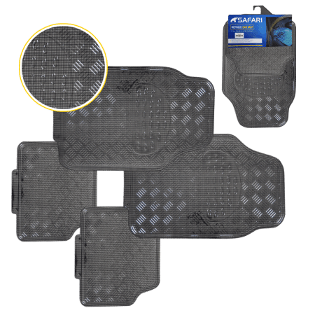 PISO METALICO PVC+ALUM FILM 4PZS 3.0KG - CARBON