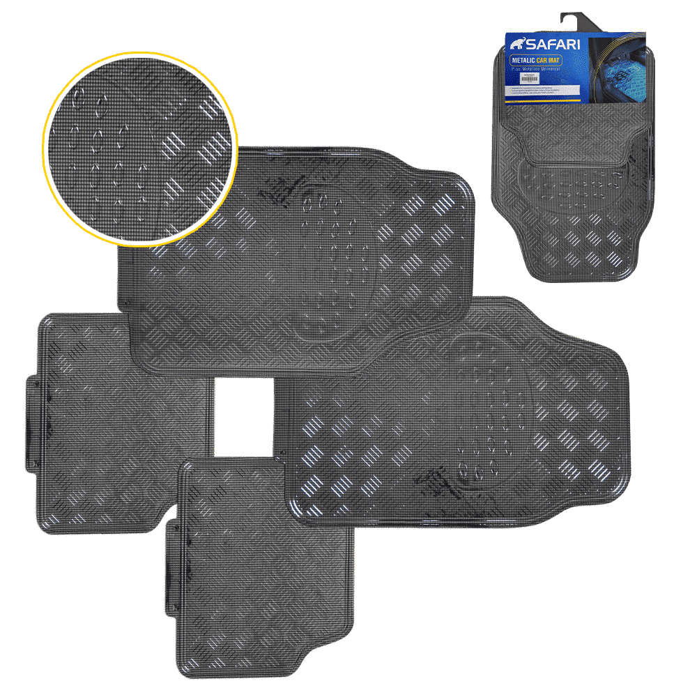 PISO METALICO PVC+ALUM FILM 4PZS 3.0KG - CARBON