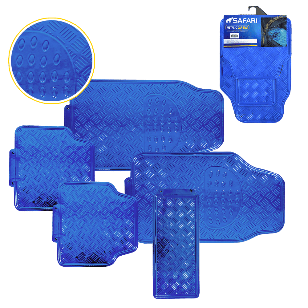 PISO METALICO PVC+ALUM FILM 5PZS 3.5KG - AZUL