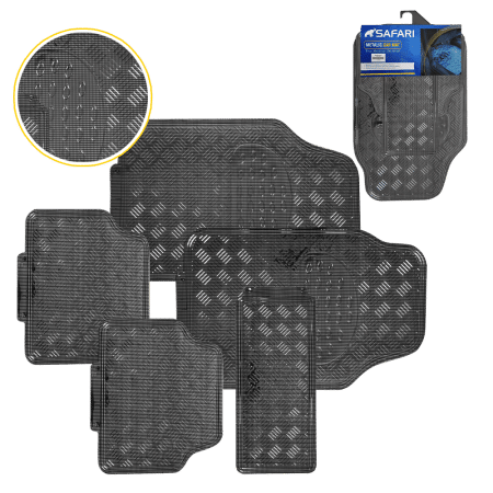 PISO METALICO PVC+ALUM FILM 5PZS 3.5KG - CARBON