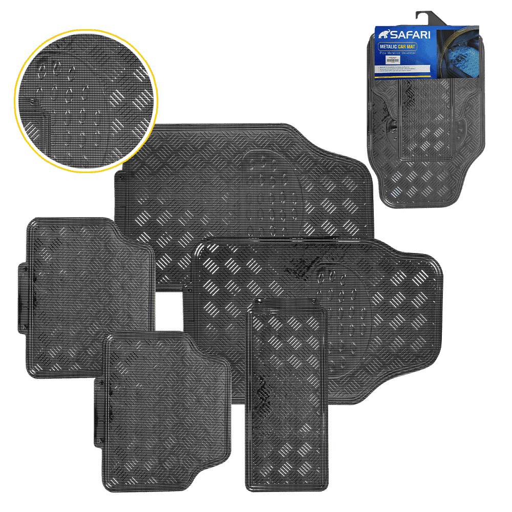 PISO METALICO PVC+ALUM FILM 5PZS 3.5KG - CARBON