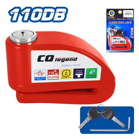 ALARMA PARA MOTOCICLETA ROJO