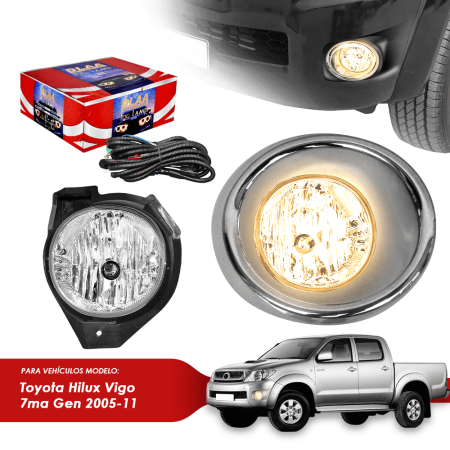 NEBLINERO SET COMPLETO TY HILUX VIGO 7MA GEN 2005-11