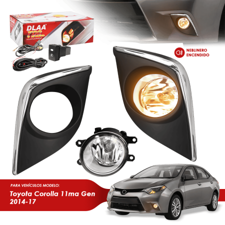 NEBLINERO SET COMPLETO TY COROLLA 11MA GEN 2014-17
