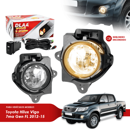 NEBLINERO SET COMPLETO TY HILUX VIGO 7MA GEN FL 2012-15
