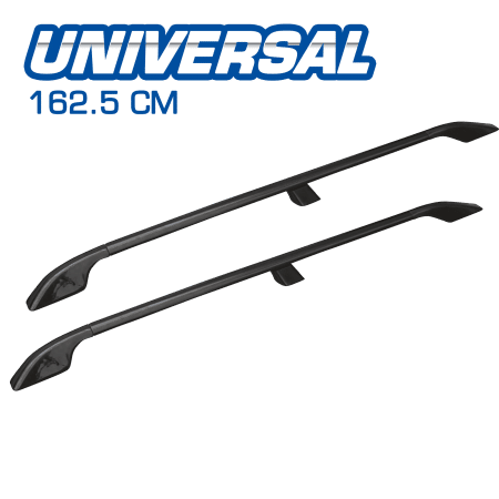 BARRA LONGITUDINAL METALICA UNIVERSAL 162.5CM NEGRO