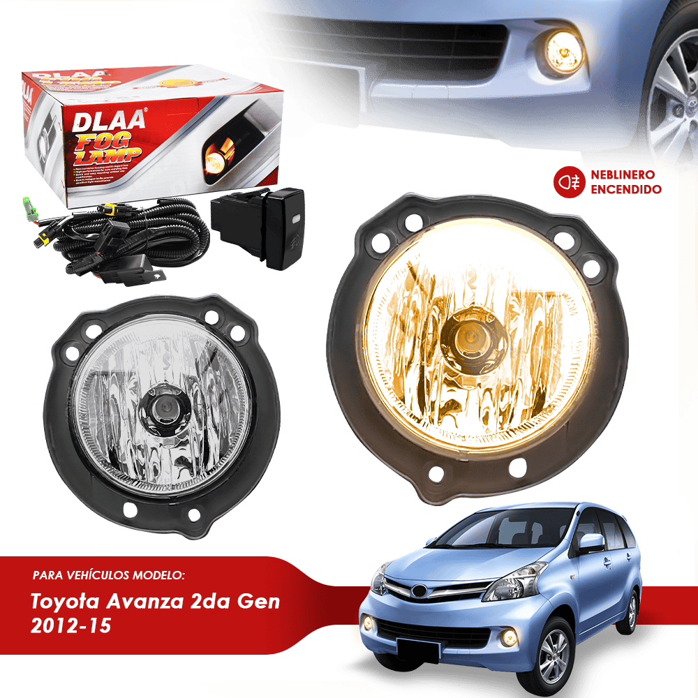 NEBLINERO SET COMPLETO TY AVANZA 2DA GEN 2012-15