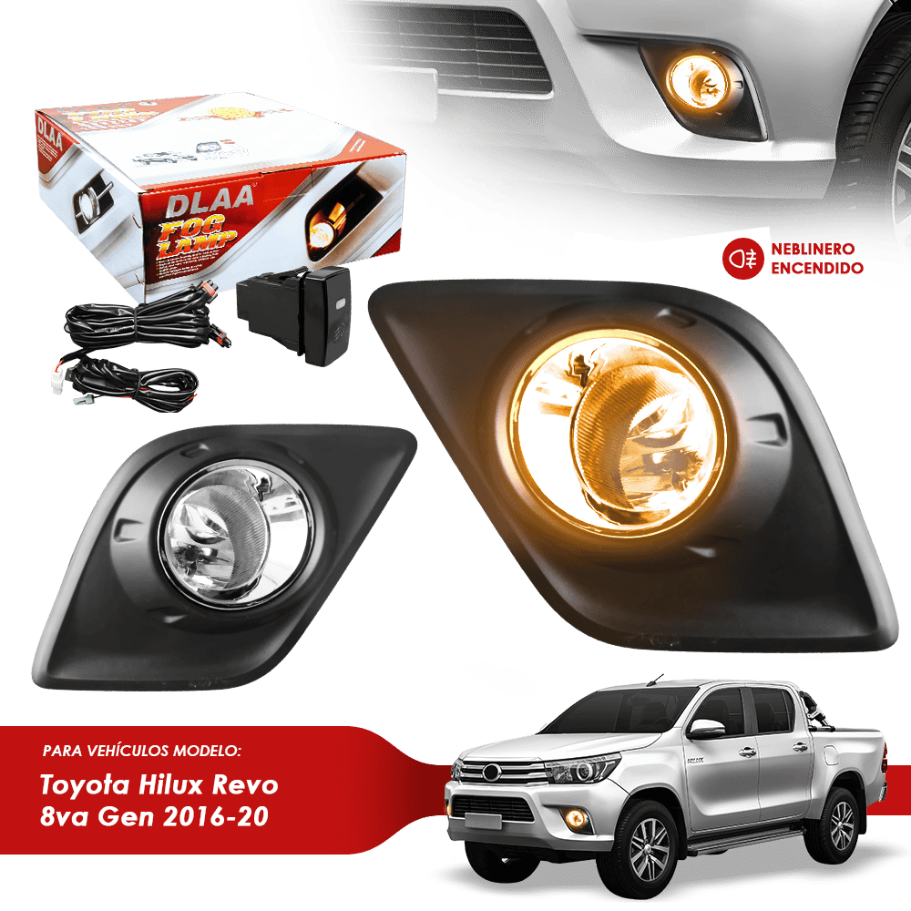 NEBLINERO SET COMPLETO TY HILUX REVO 8VA GEN 2016-20