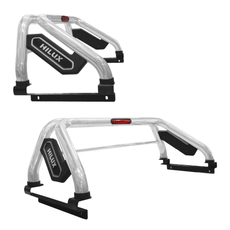 ANTIVUELCO ACERO LOGO LED TY HILUX REVO 8VA GEN 2016-ON