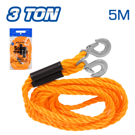 SOGA DE REMOLQUE 3TON 5METROS NARANJA