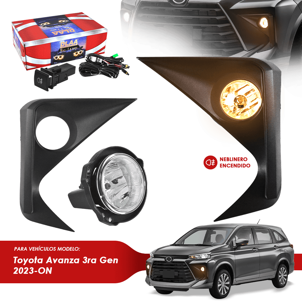 NEBLINERO COMPLETO H16 19W P/TY AVANZA 3RA GEN 2023-ON