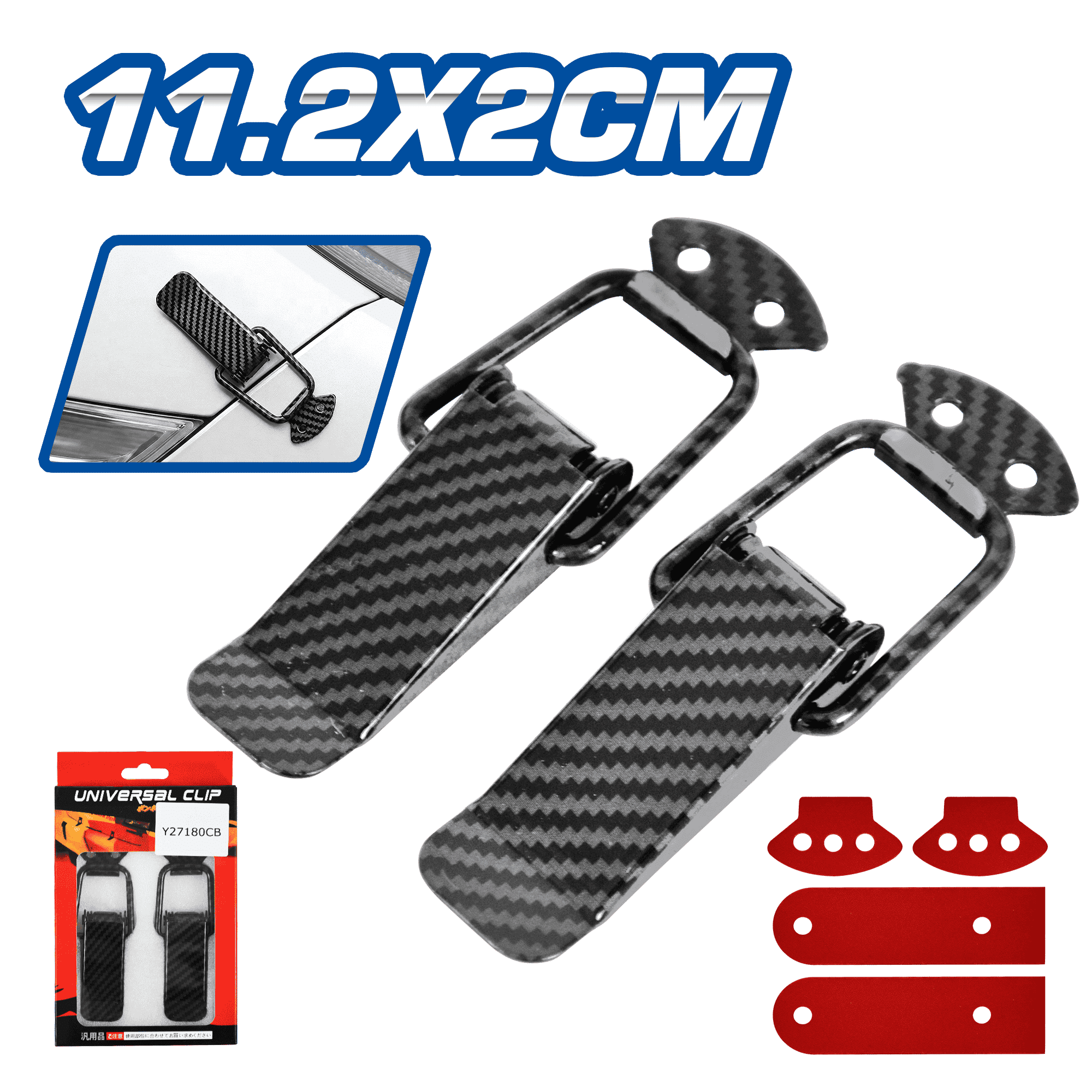 CLIP DE SEGURIDAD P/PARACHOQUE ACERO INOX – CARBON