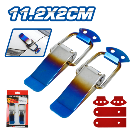 CLIP DE SEGURIDAD P/PARACHOQUE ACERO INOX – PLATA TORNASOL