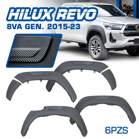 FENDER HQ P/TY HILUX REVO 8VA GEN 2015-23 DET/CARBON