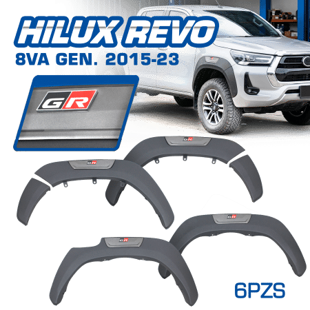FENDER HQ P/TY HILUX REVO 8VA GEN 2015-23 DET/GRIS