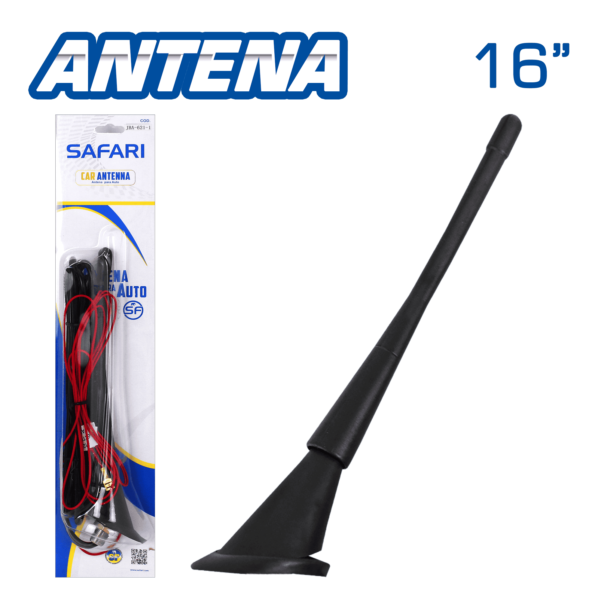 ANTENA ELECTRONICA DE FIBRA 16PULG HIGH SENS