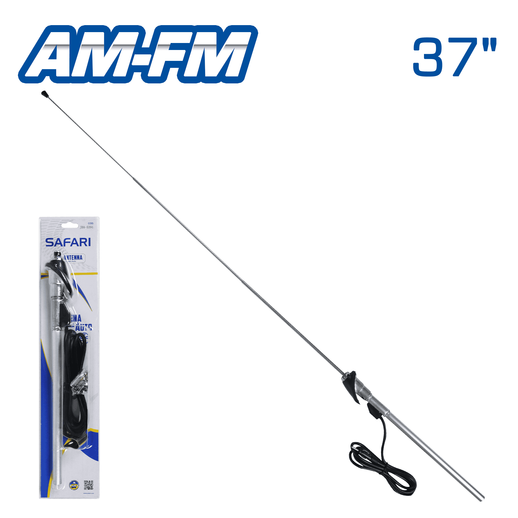 ANTENA AM/FM 37PULG 4 SECCIONES