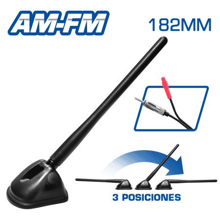 ANTENA FM TIPO OEM 182MM CABLE 20CM