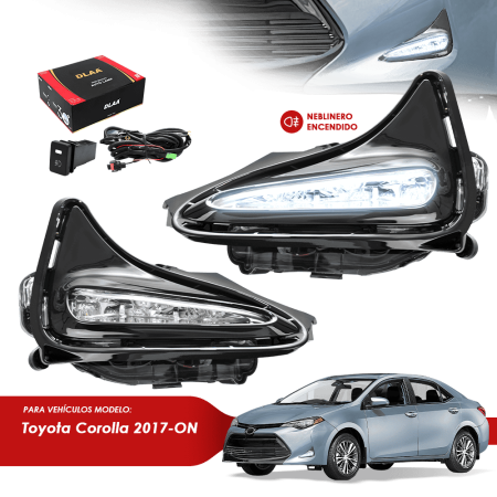 NEBLINERO LED C/CABLES P/COROLLA 2017-ON