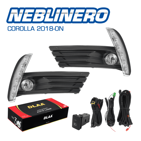 NEBLINERO C/LED 2FUNC P/COROLLA 2018-ON