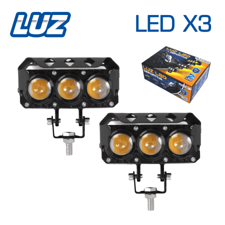 LUZ LED ULTRA BRILLANTE MX3 DEPORTIVA 2PCS/SET