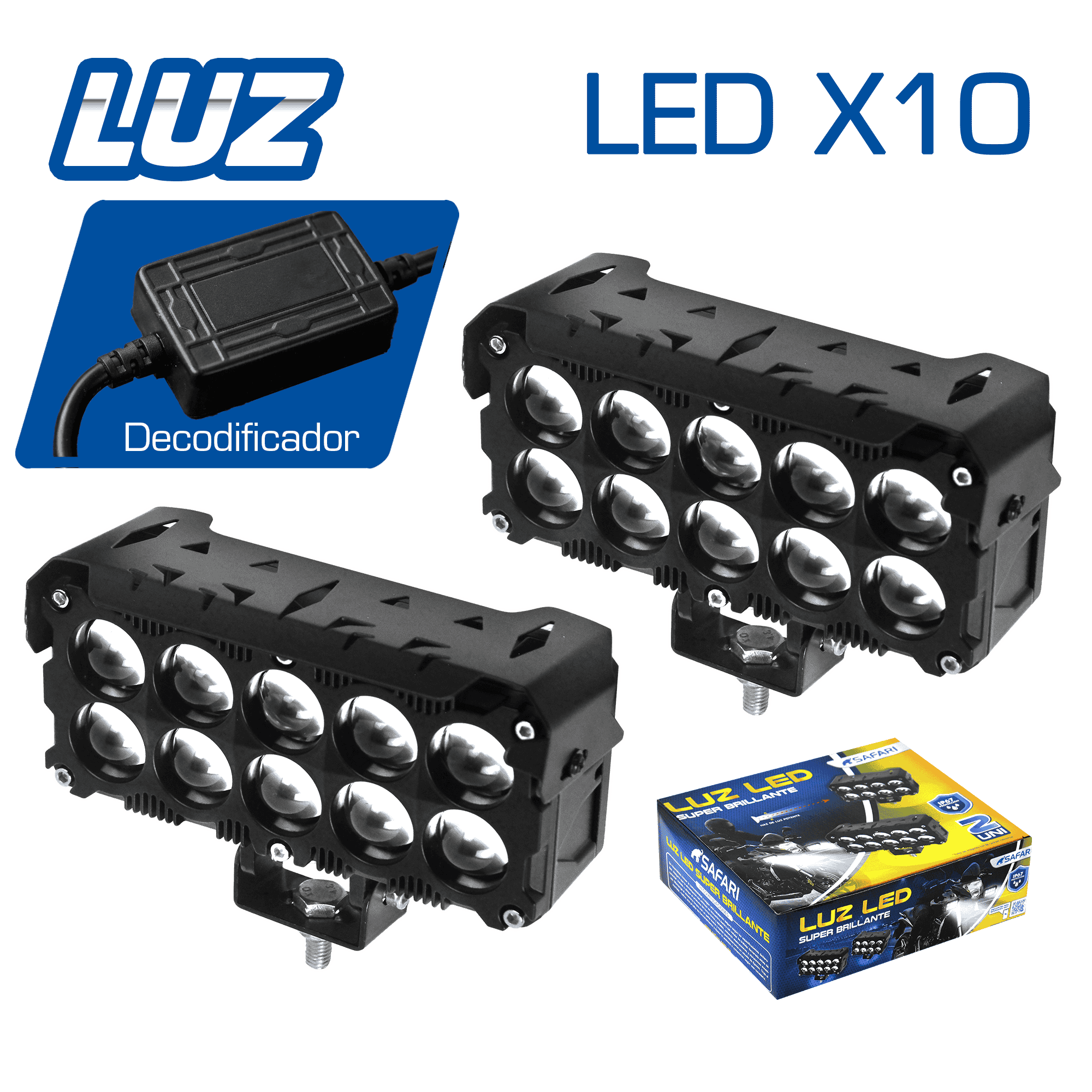 LUZ LEDX10 STRONG SUPER BRILLANTE