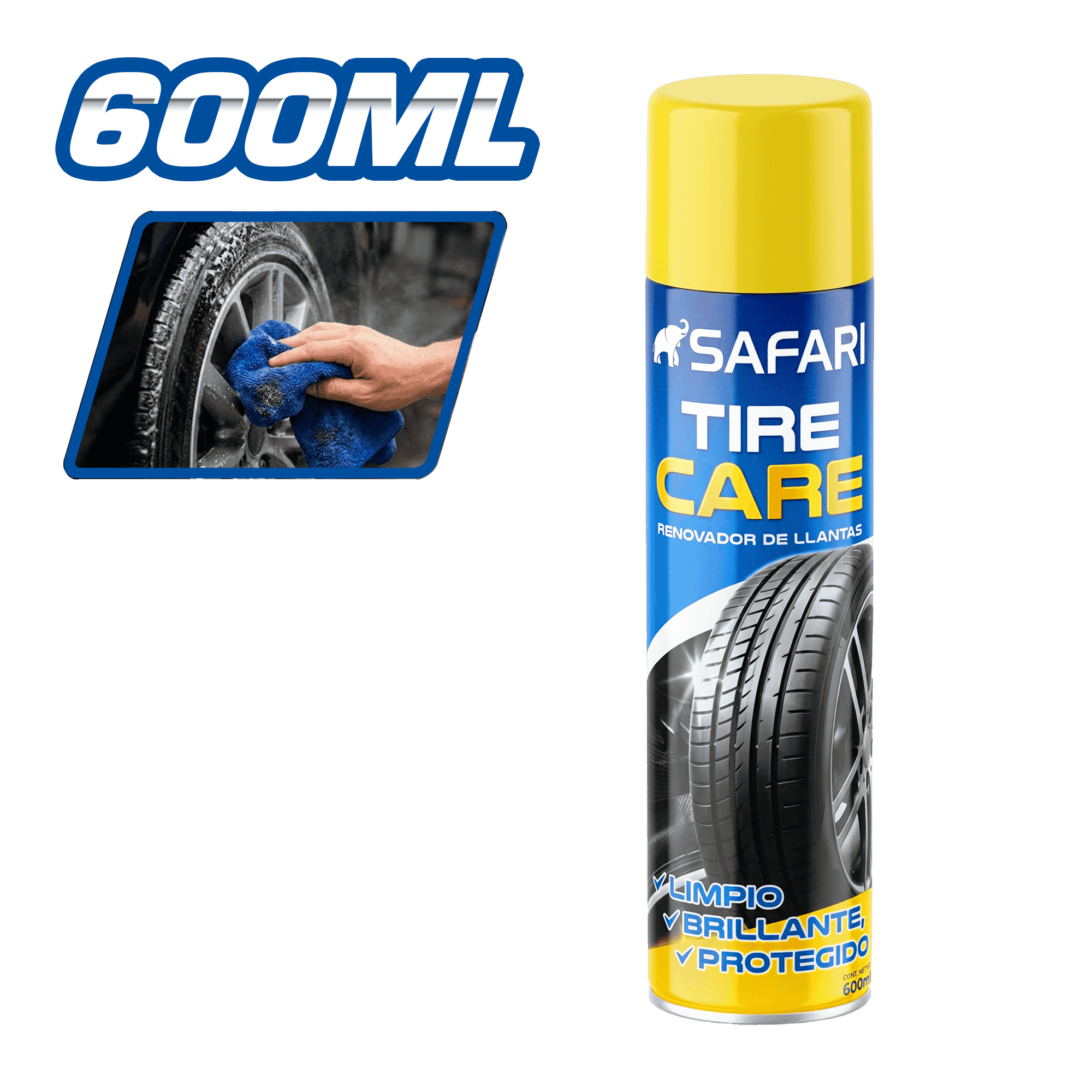 LIMPIADOR DE LLANTAS 600ML