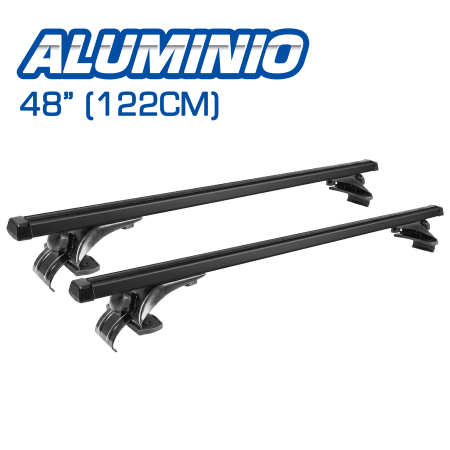 CROSS BAR ALUMINIO 48" NEGRO